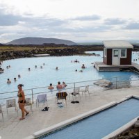Geothermal spots, bathing and the city of the North
